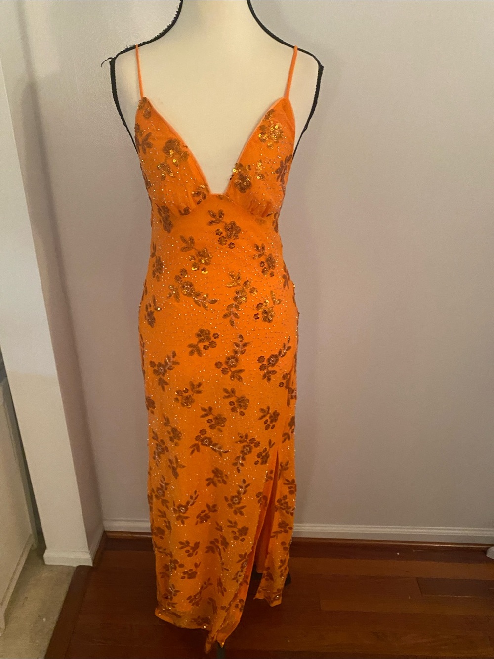 Hello Molly NWT stay magnetic beaded maxi dress